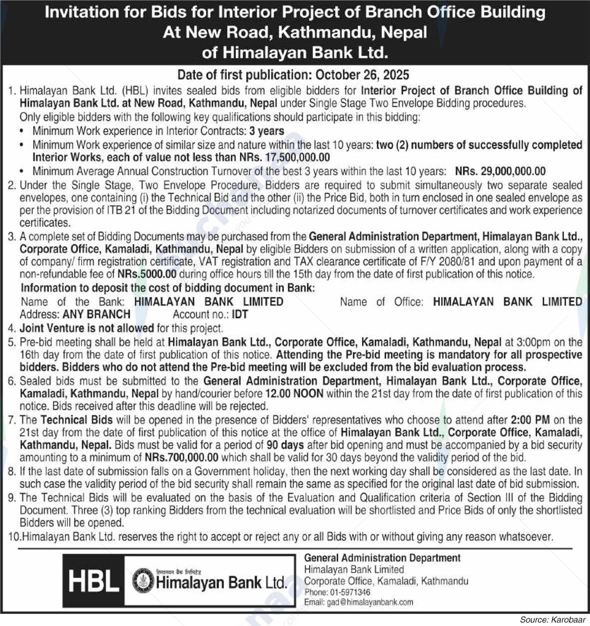 Himalayan Bank Limited