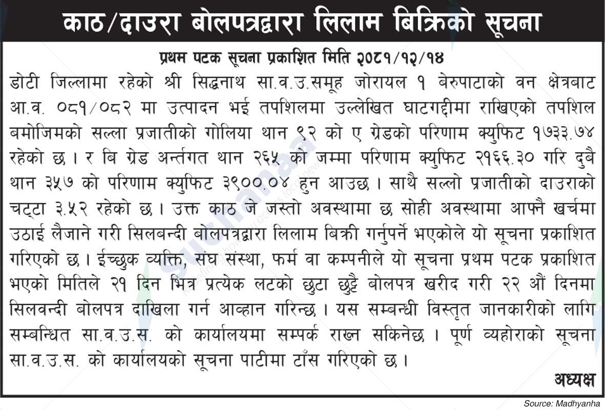 Shree Sidhanath Saa. Wa. Wu. Sa.