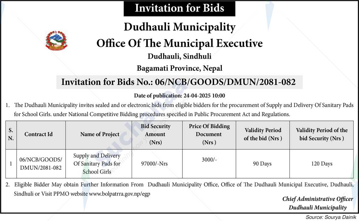 Dudhauli municipality