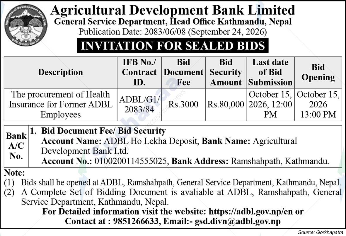 Agricultural Development Bank Limited