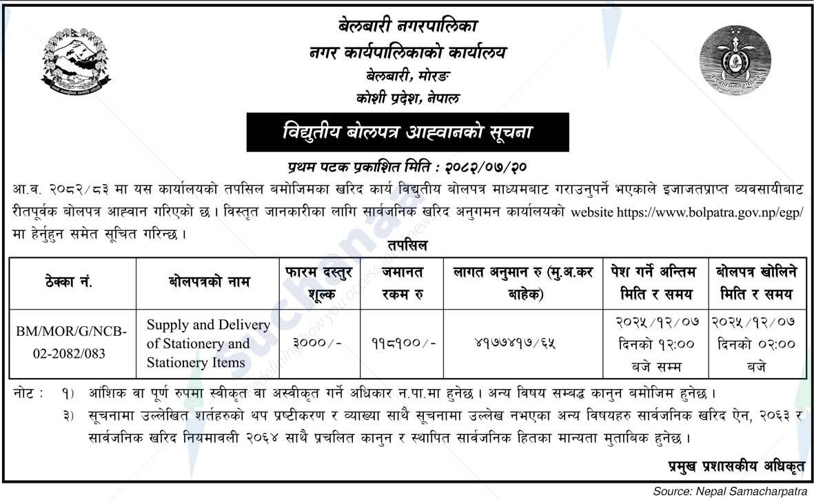 Belbari Municipality