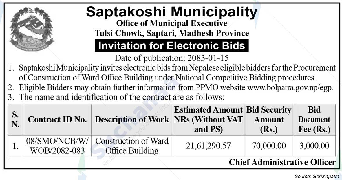 Saptakoshi Municipality