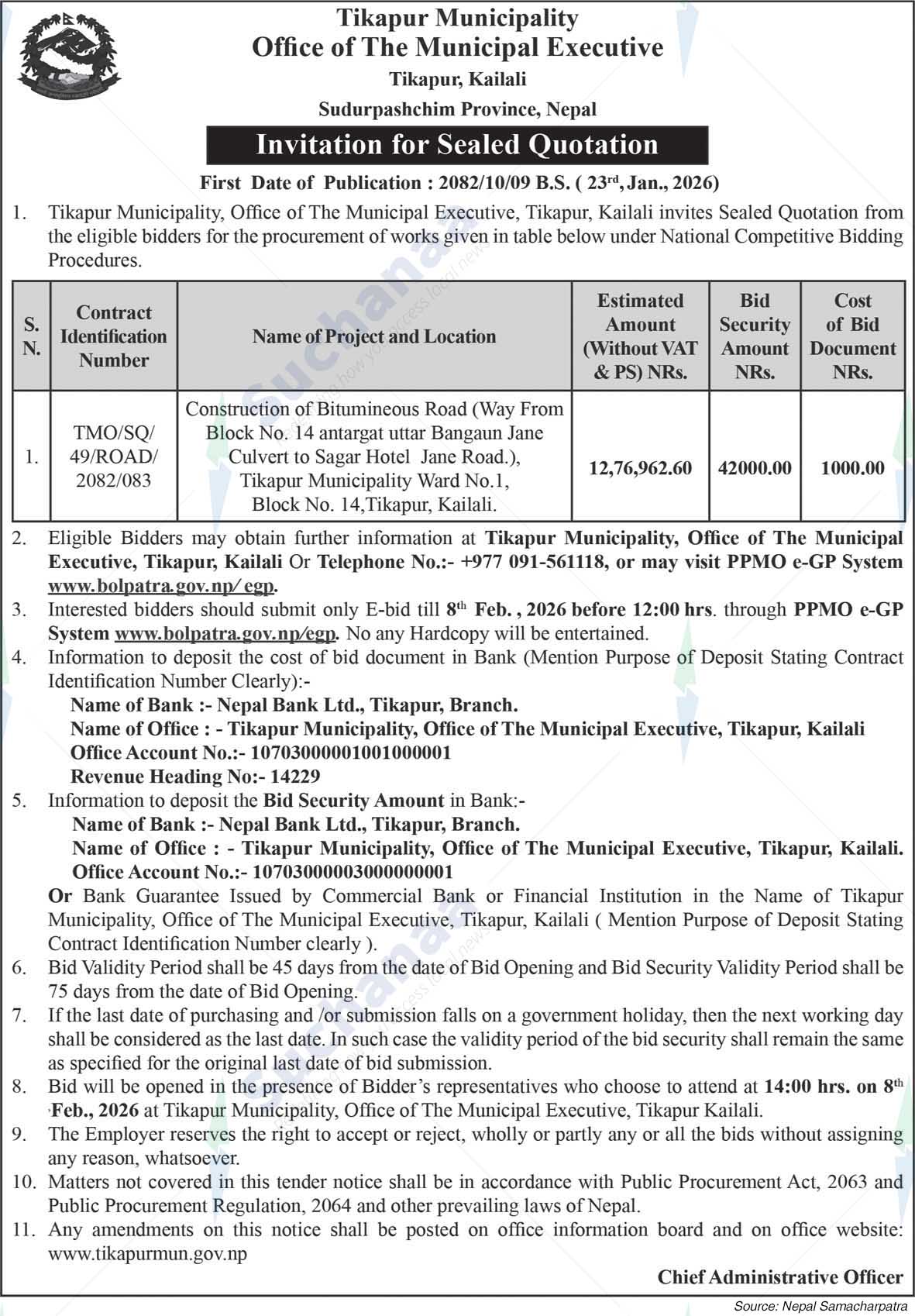 Tikapur Municipality