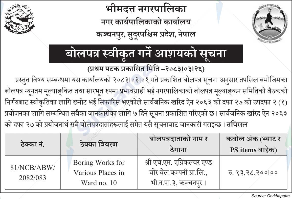 Bheemdatta Municipality