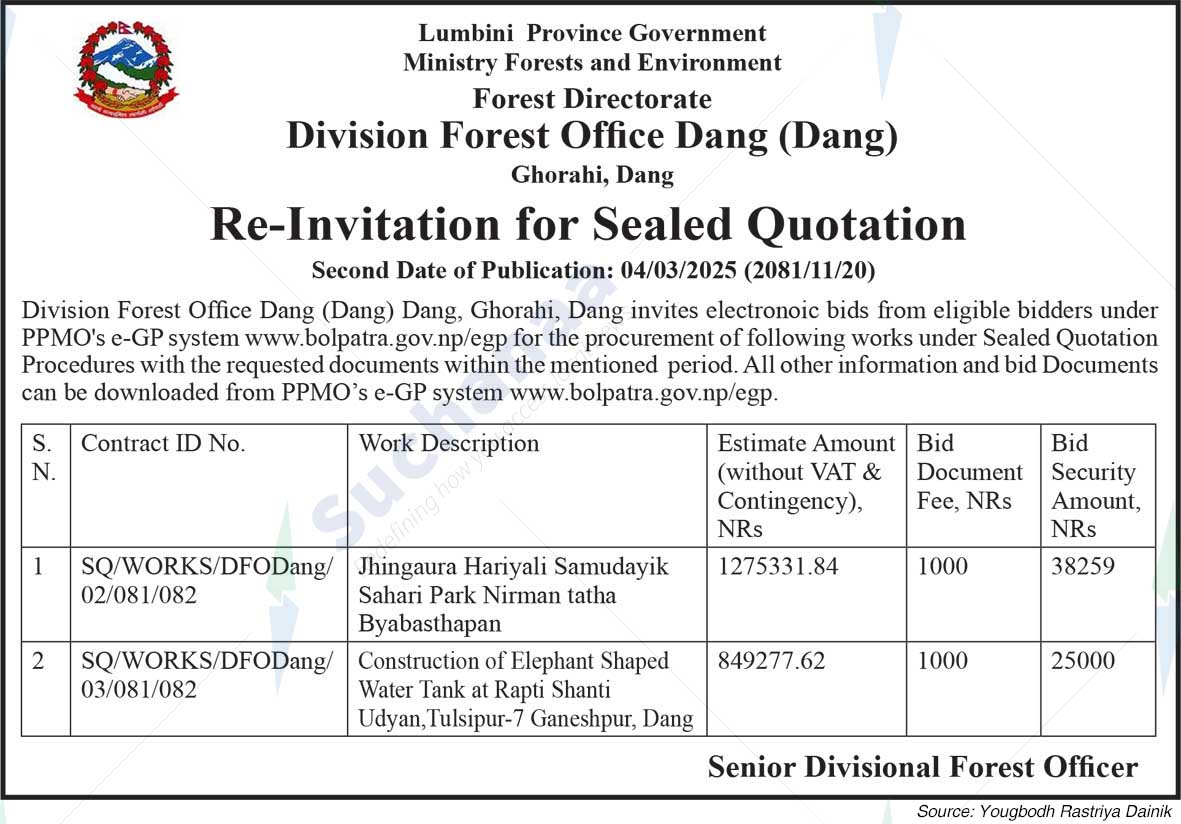 Division Forest Office Dang