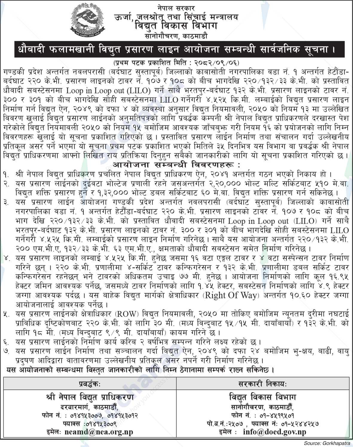 Department of Power Development