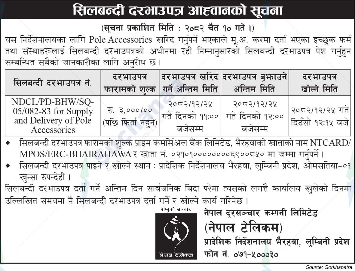 Nepal Doorsanchar Company Limited (NTC)