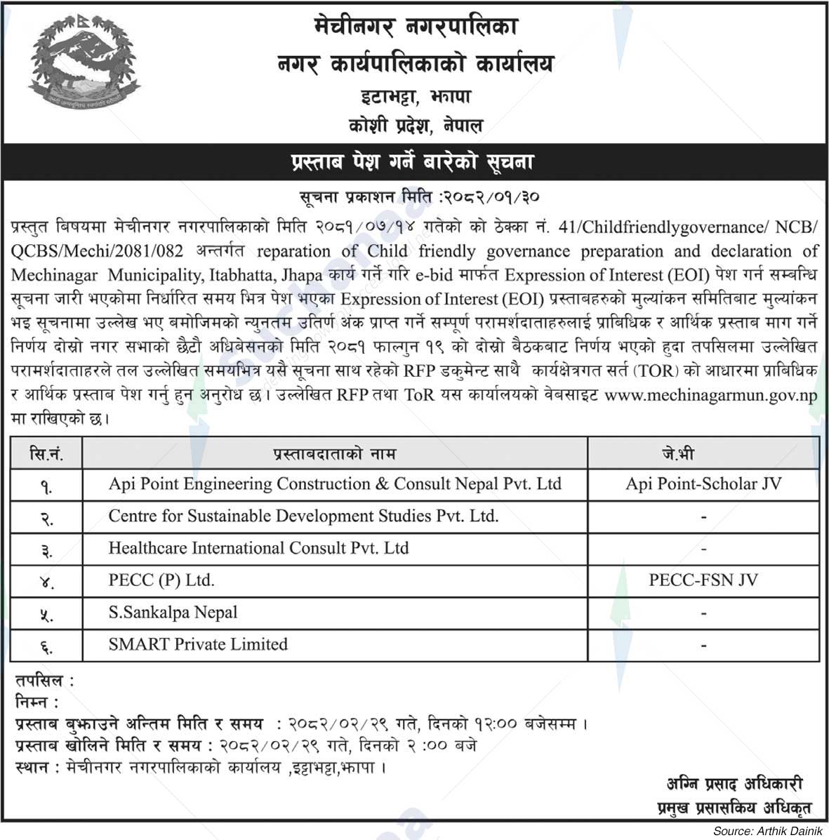 Mechinagar Municipality