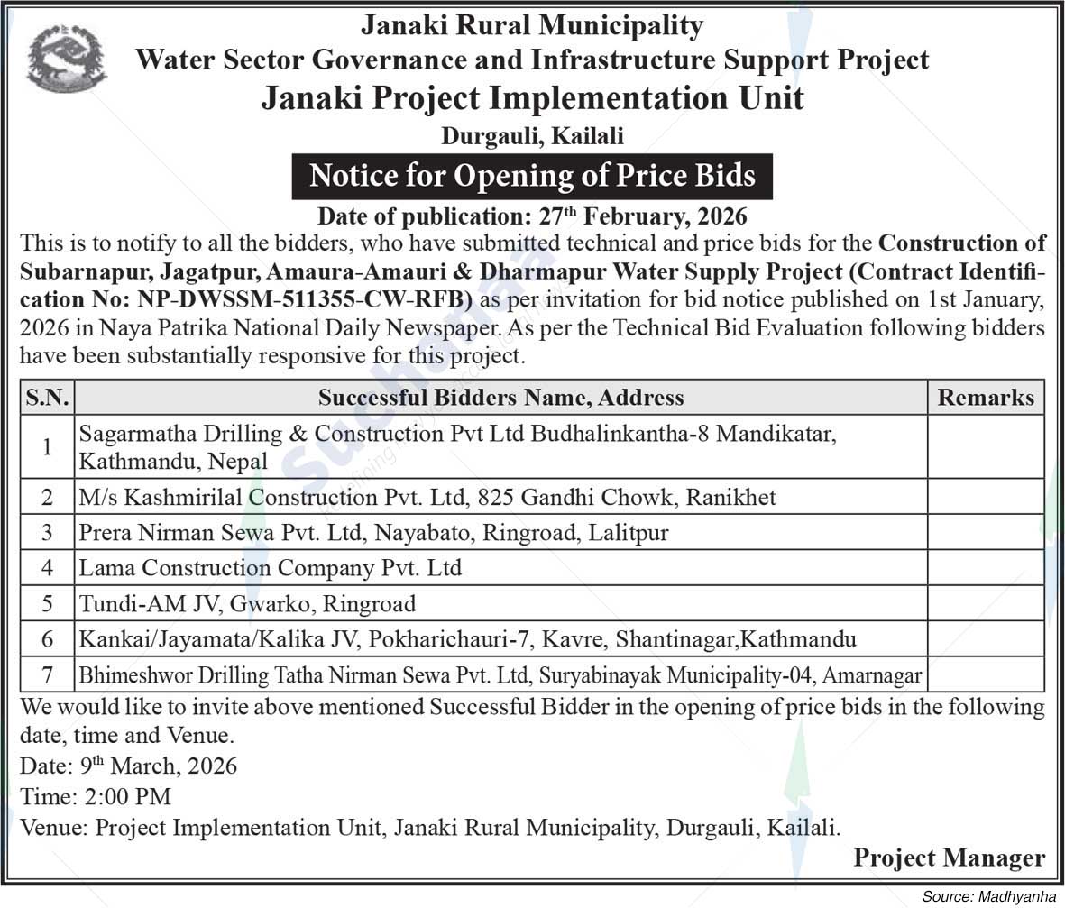 Janaki Project Implementation Unit, Kailali