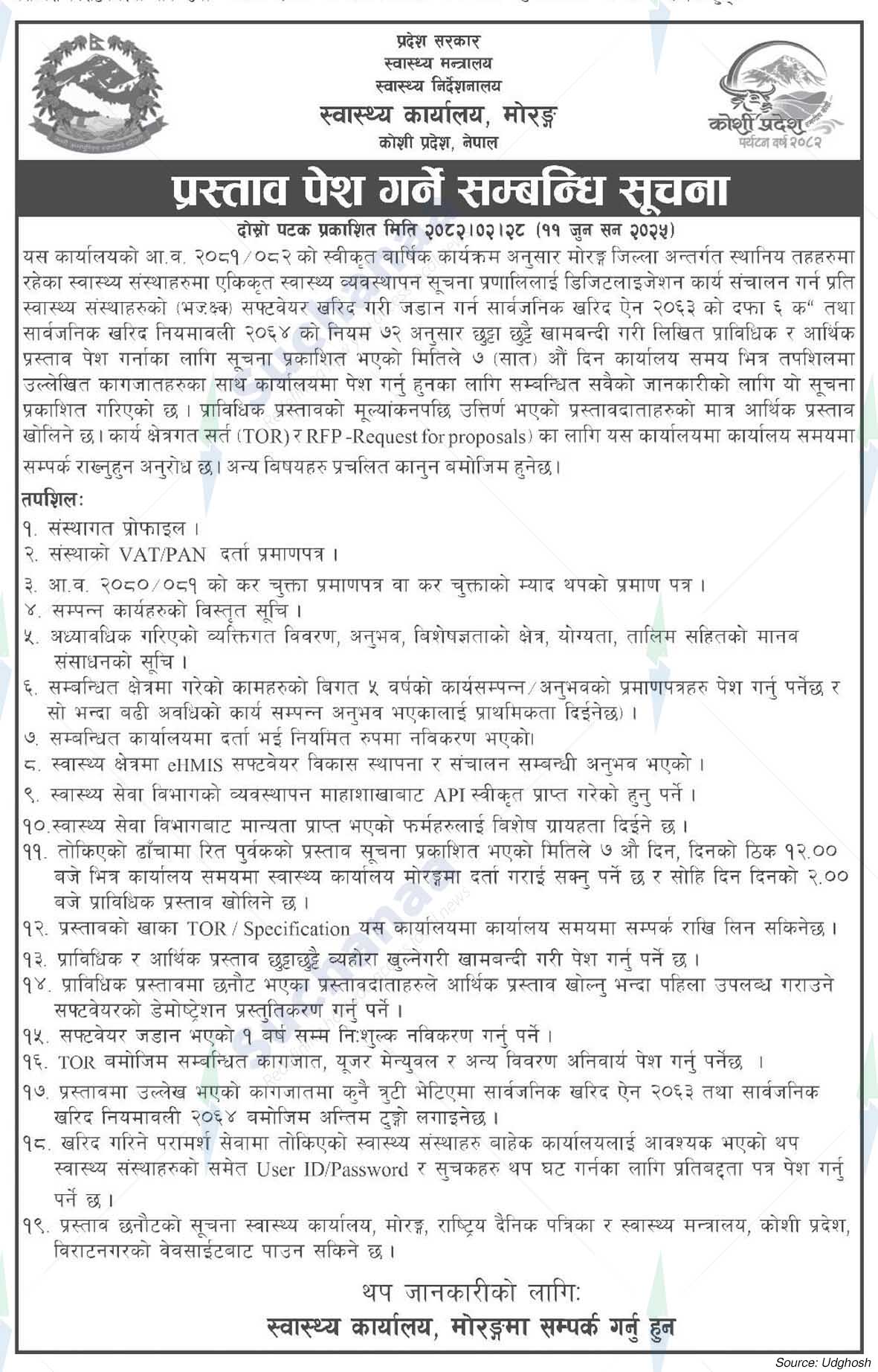 Health Office, Morang
