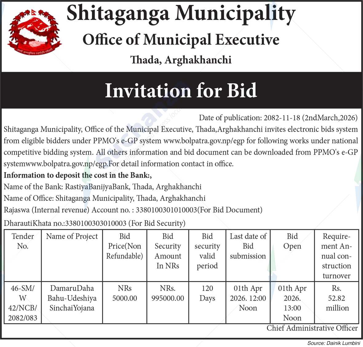 Shitaganga Municipality