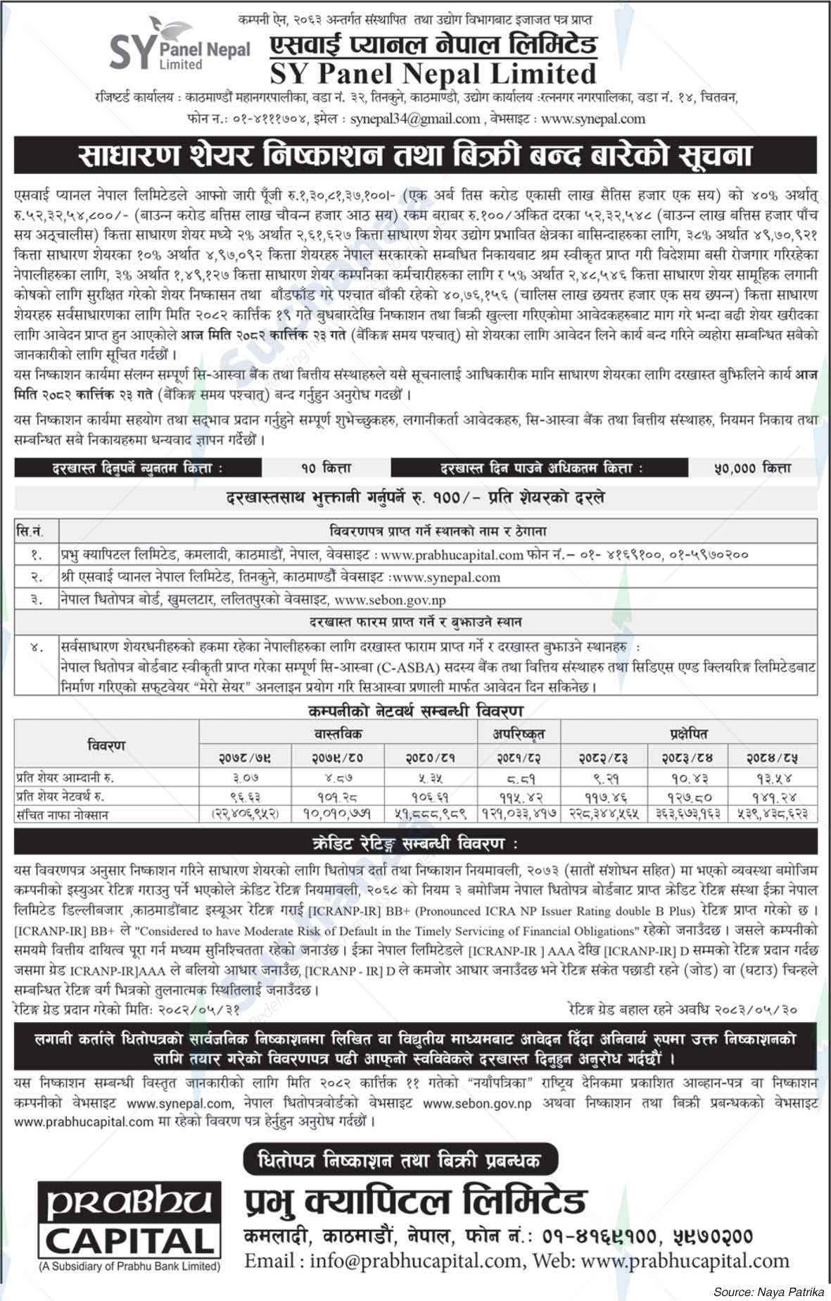 Prabhu Capital Limited