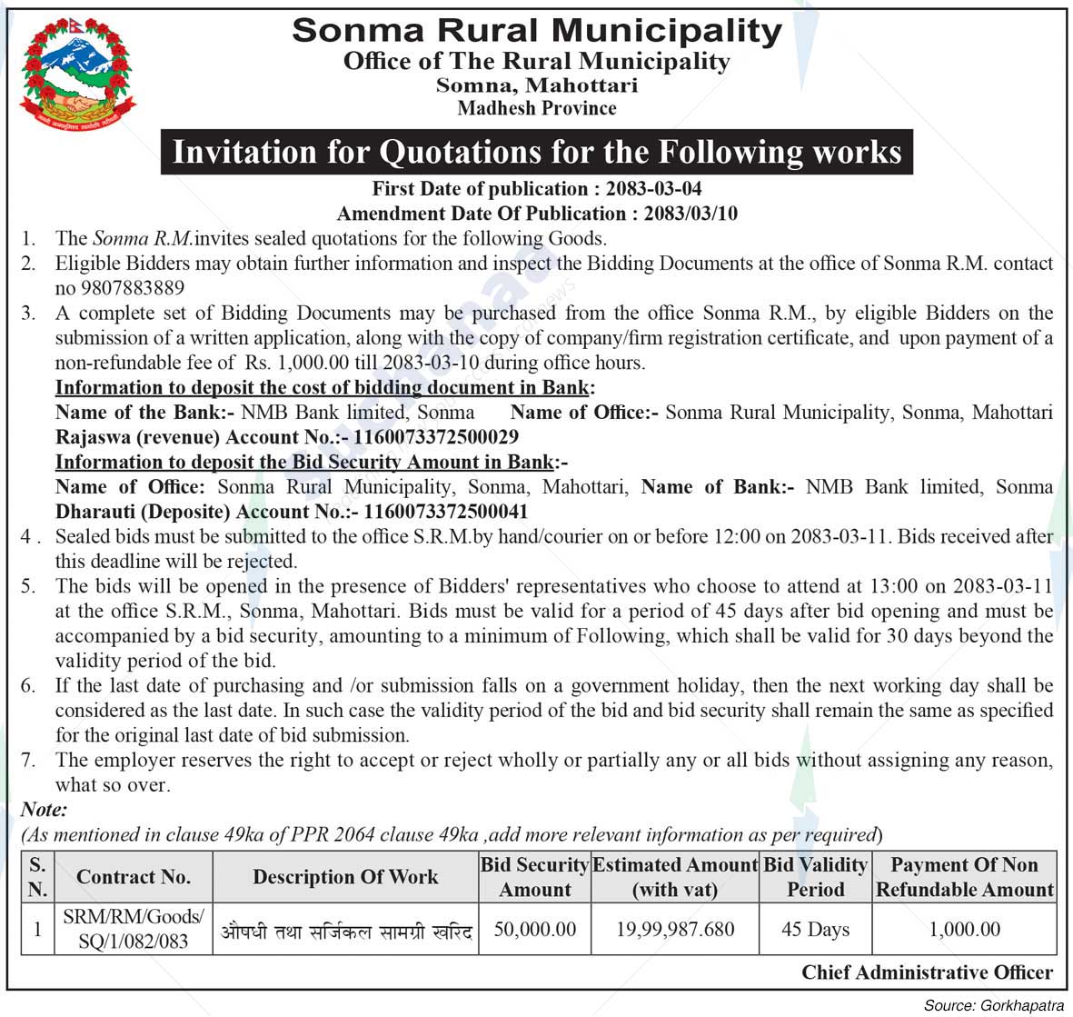 Sonma Rural Municipality