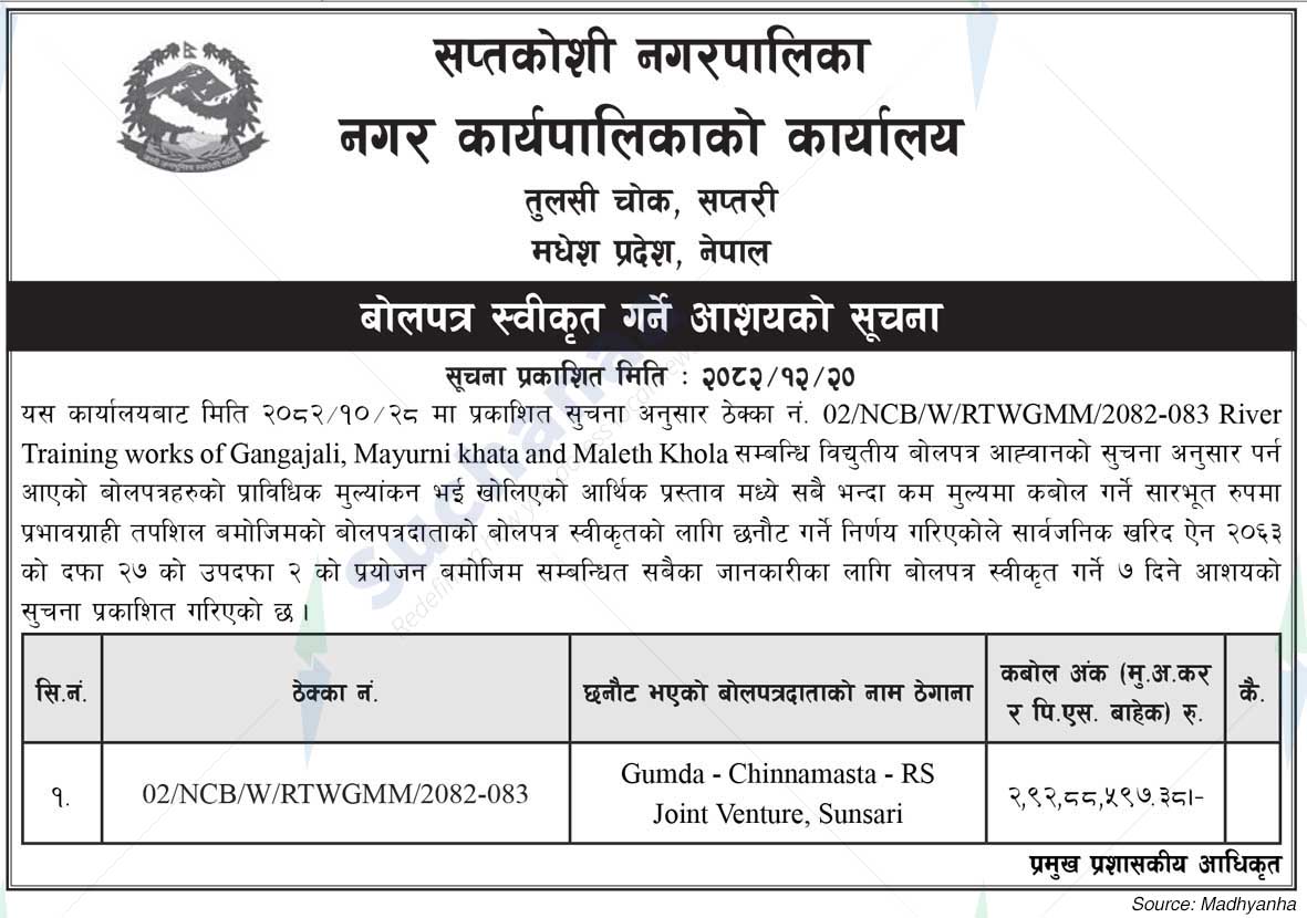 Saptakoshi Municipality