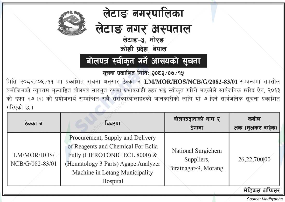 Letang Municipality Hospital