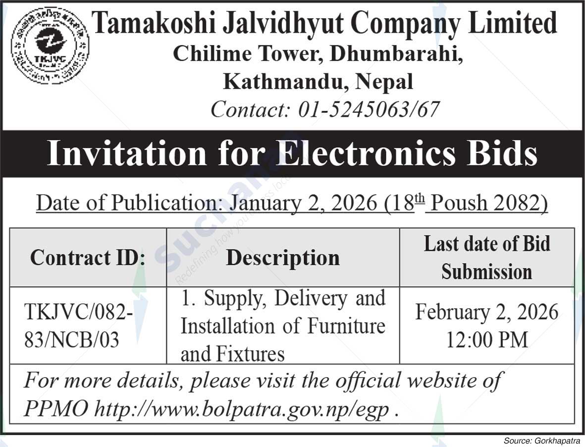 Tamakoshi Jalvidhyut Company Limited
