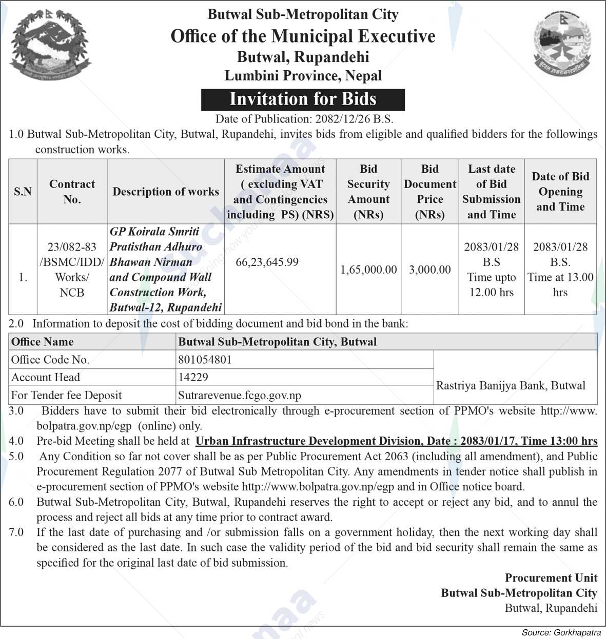 Butwal Sub-Metropolitan City