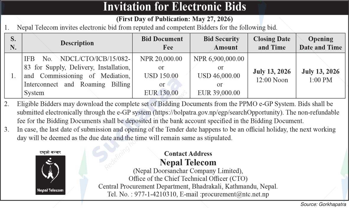 Nepal Doorsanchar Company Limited (NTC)