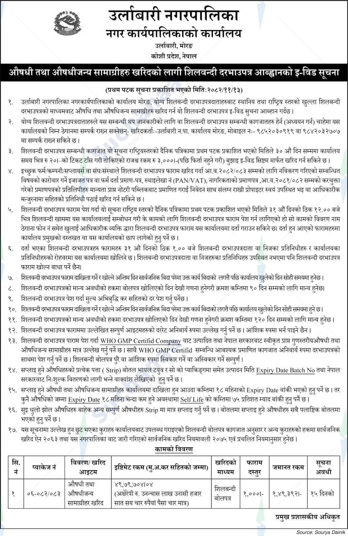 Urlabari Municipality