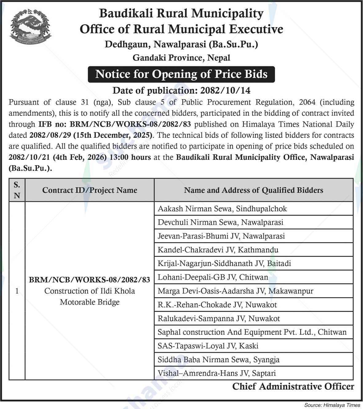 Baudikali Rural Municipality