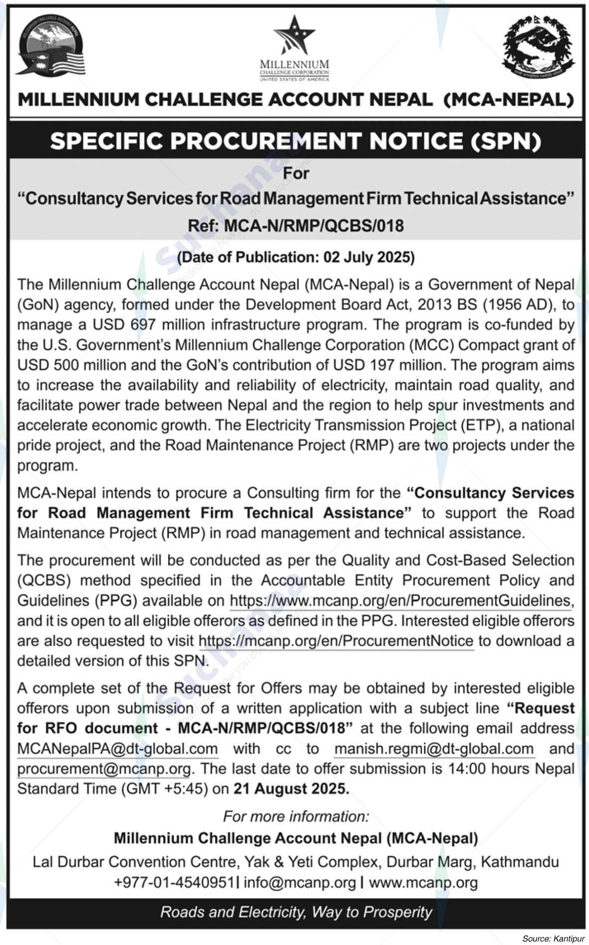 Millennium Challenge Account Nepal