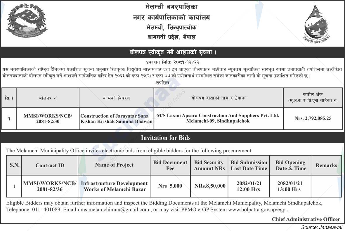 Melamchi Municipality
