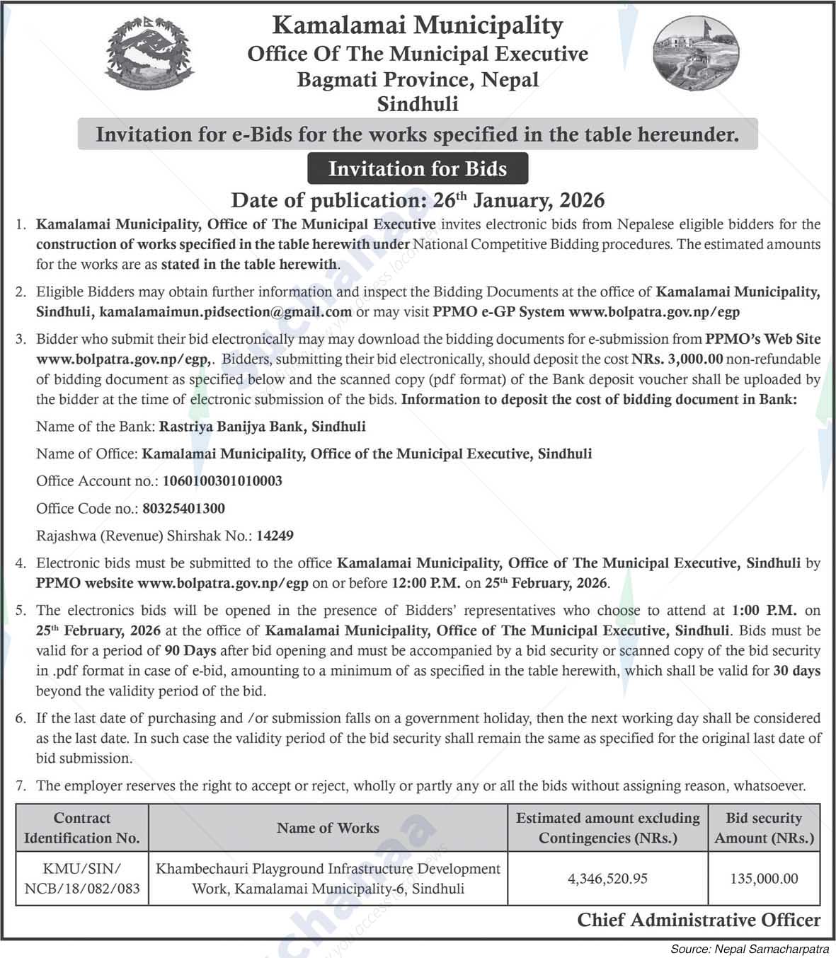 Kamalamai Municipality