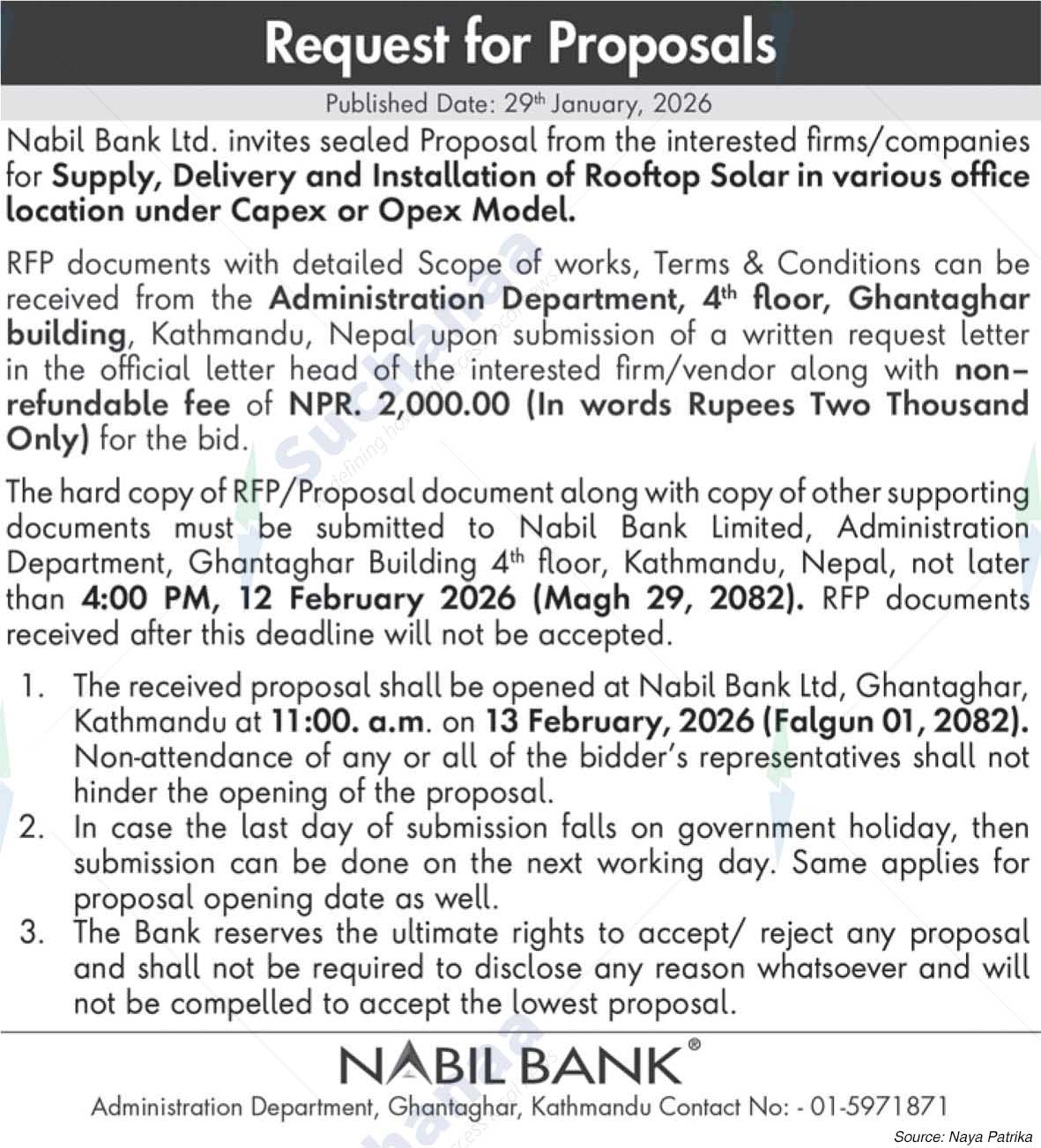 Nabil Bank Limited