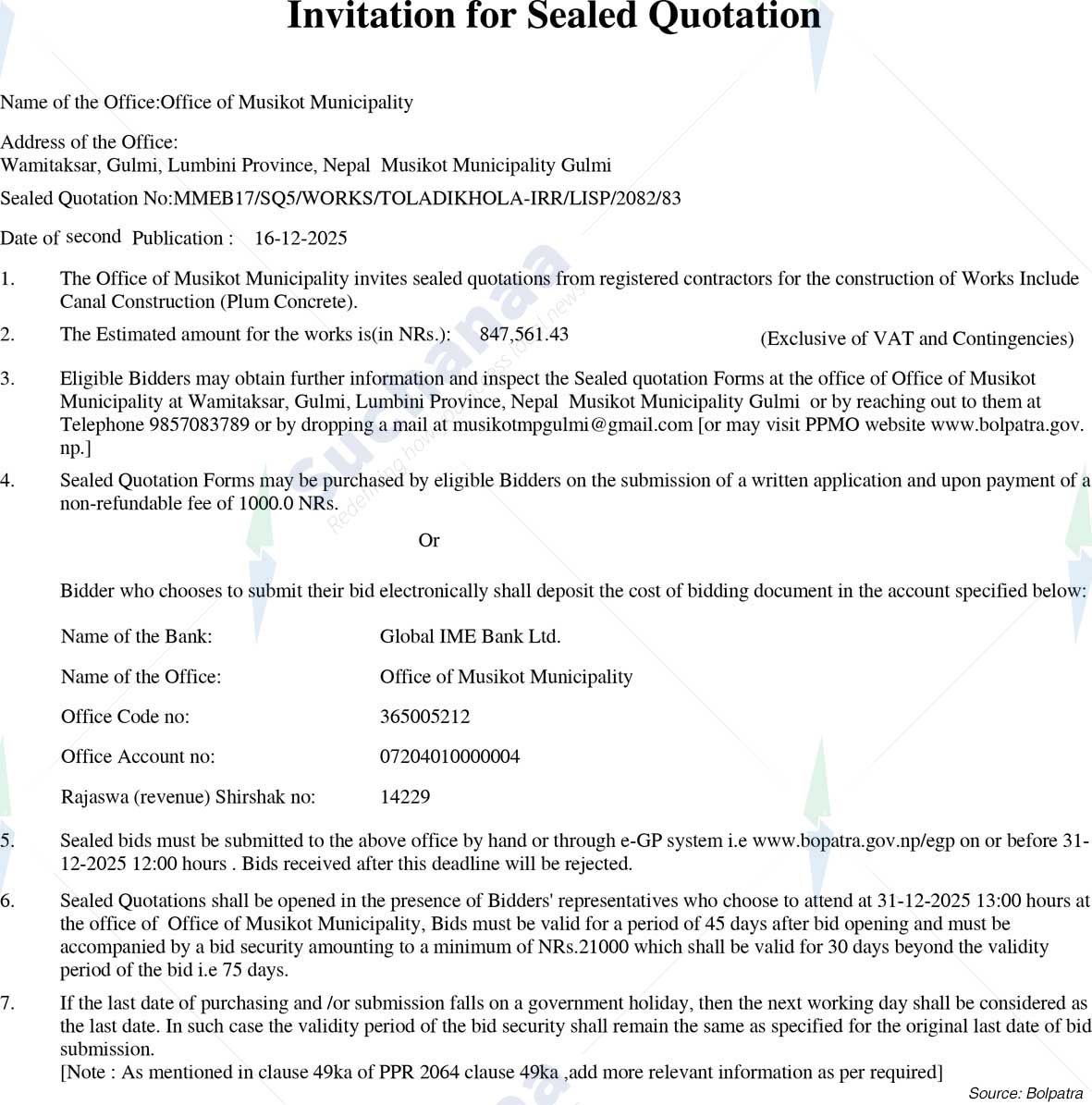 Musikot Municipality