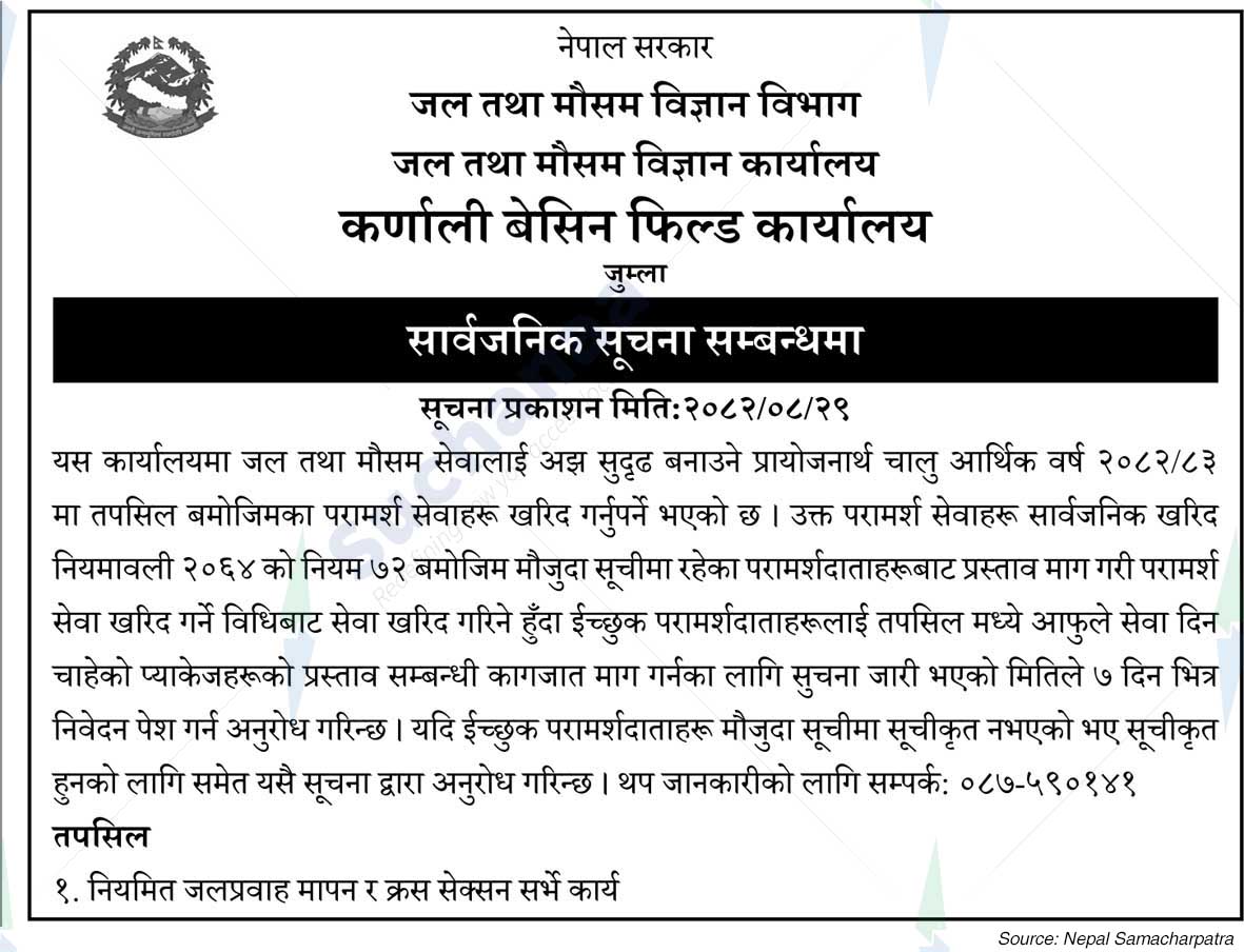 Karnali Basin Field Office, Jumla