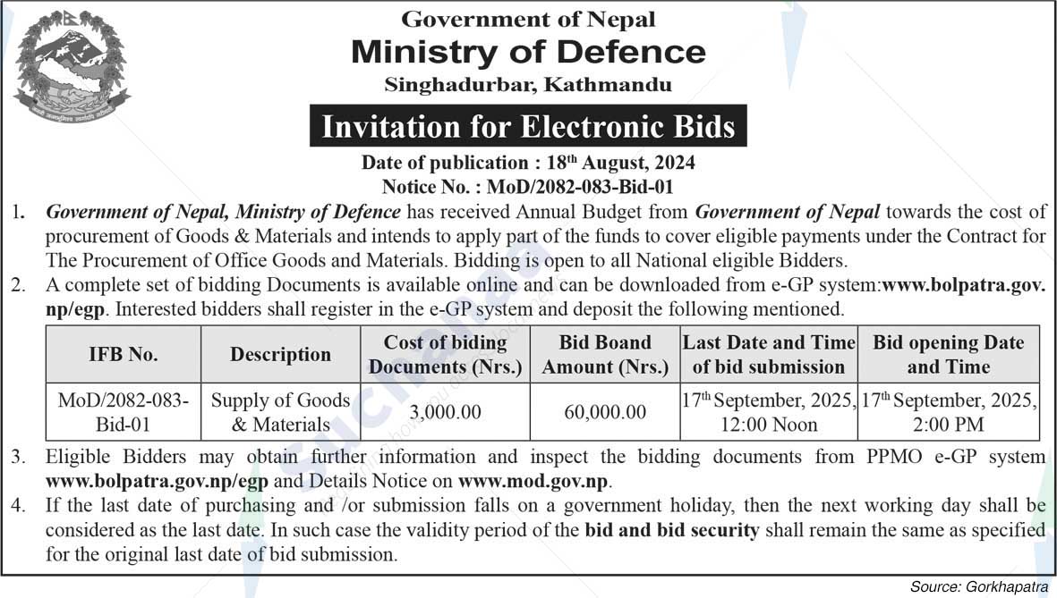 Ministry of Defense