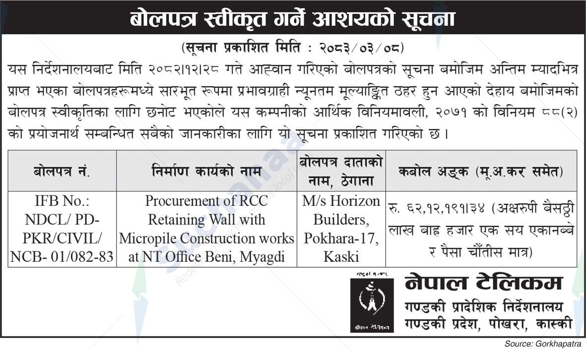 Nepal Doorsanchar Company Limited (NTC)