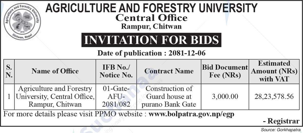 Agriculture and Forestry University