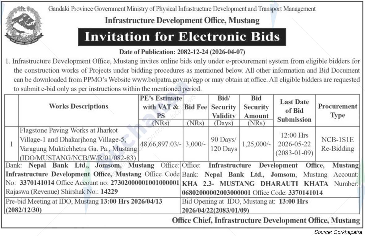 Infrastructure Development Office, Mustang