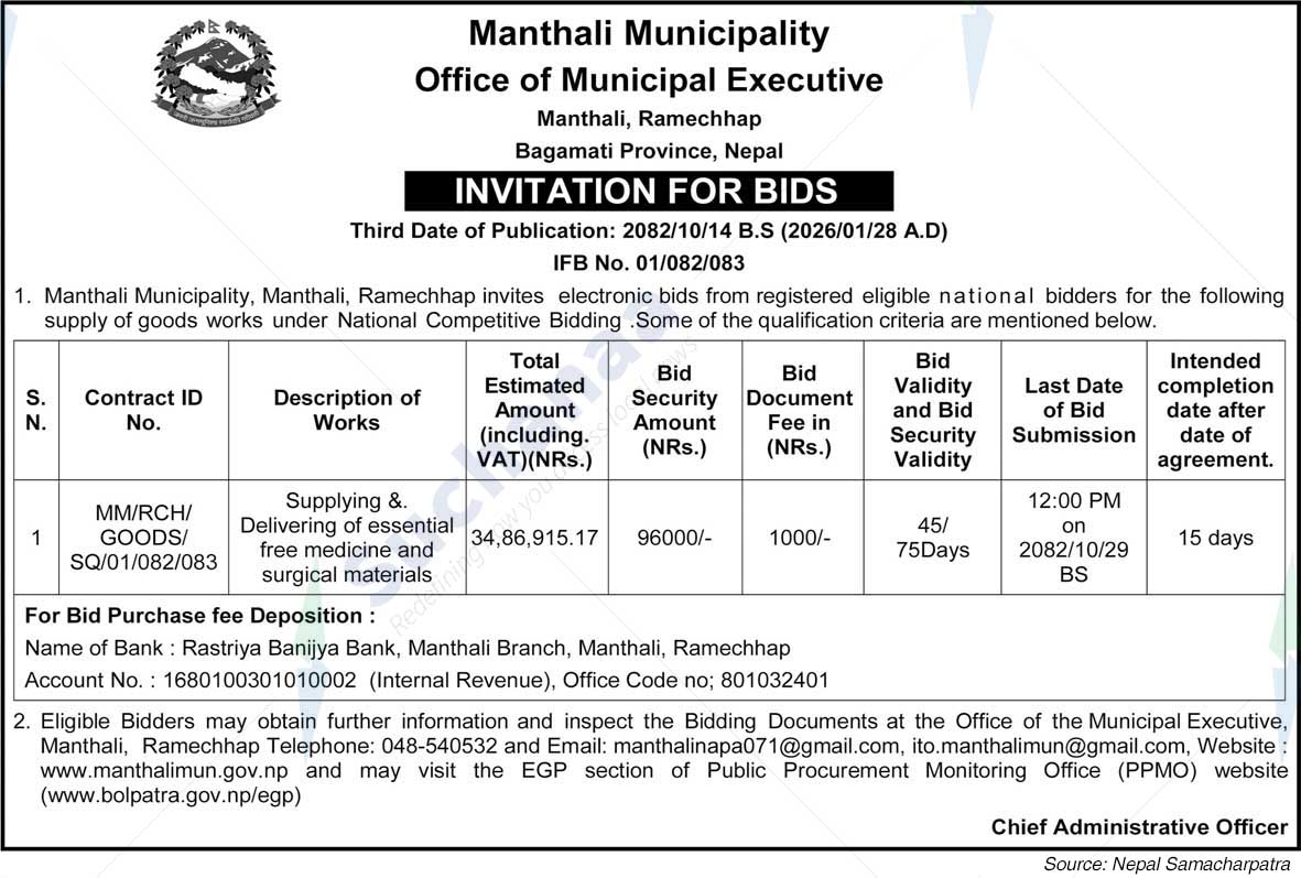 Manthali Municipality