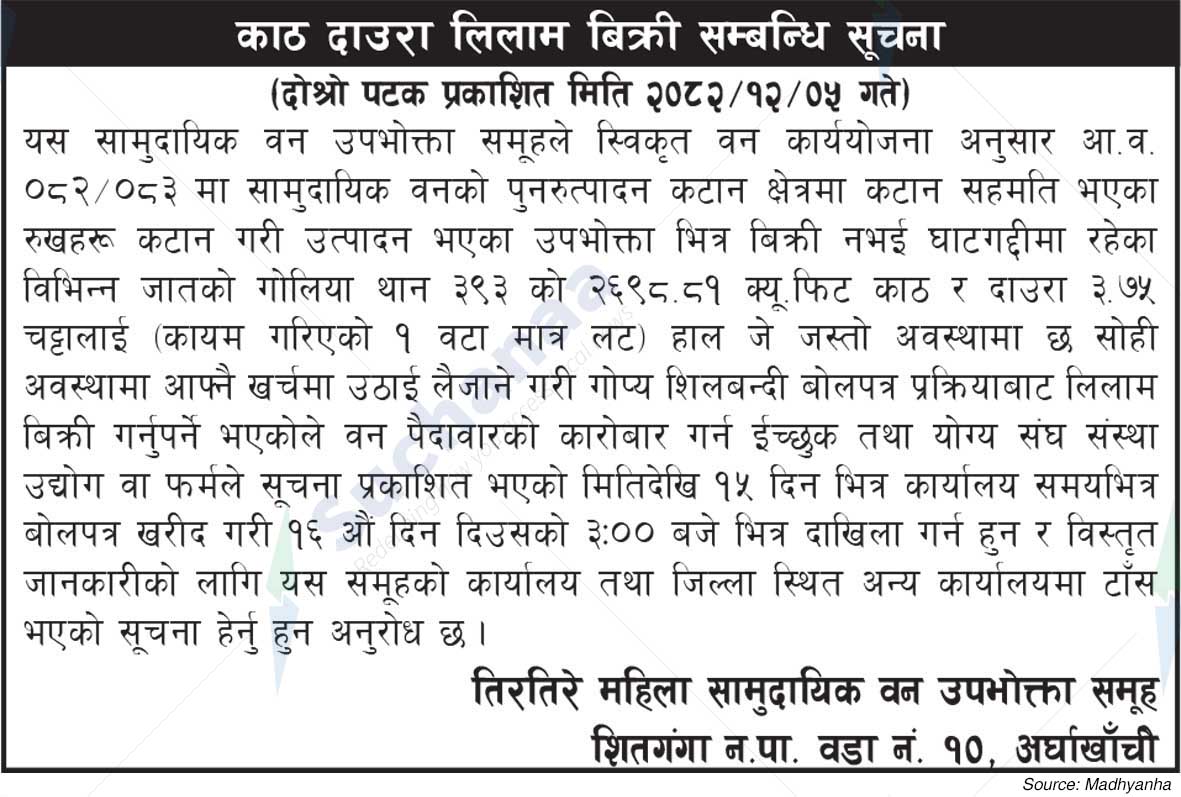 Tirtire Mahila Saa.Wa.Wo.Sa.