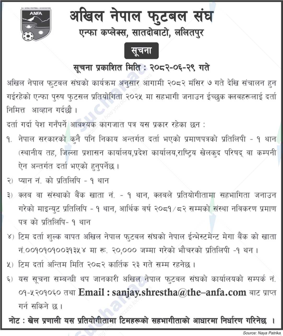 All Nepal Football Association (ANFA)