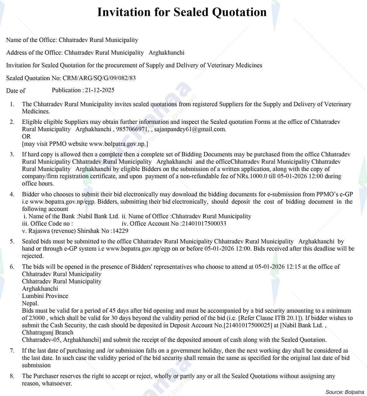 Chhatradev Rural Municipality