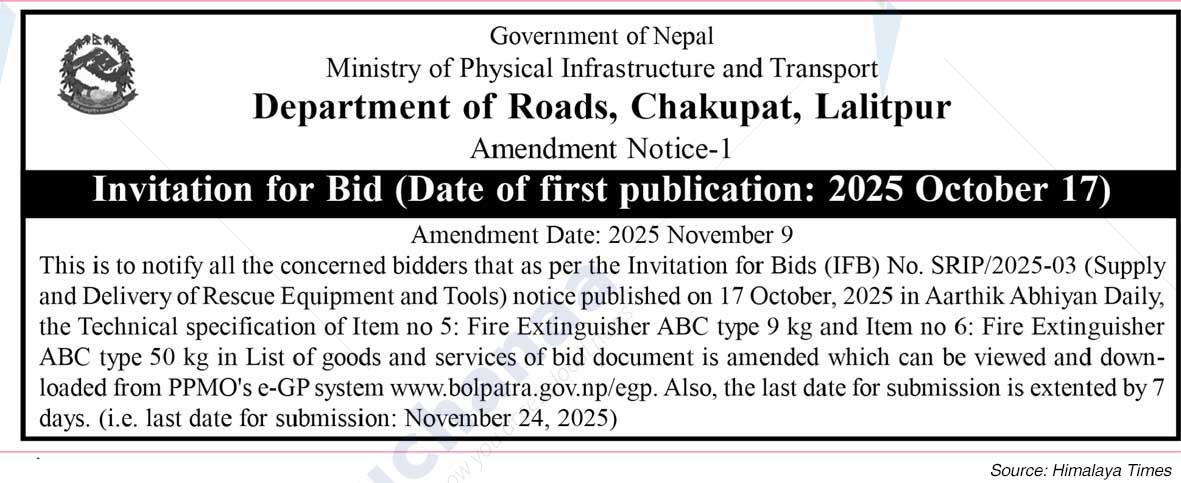 Department of Roads, Chakupat, Lalitpur