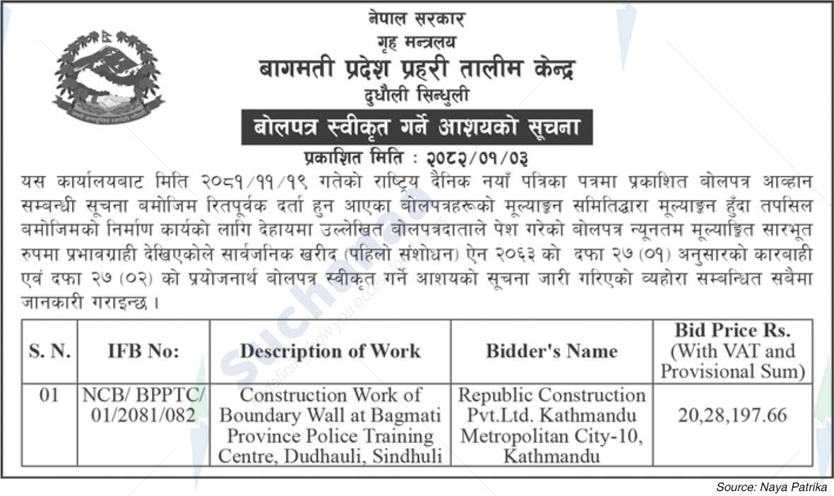 Bagmati Province Police Training Center