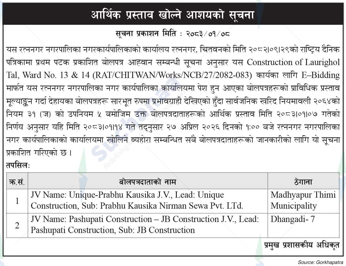 Ratnanagar Municipality
