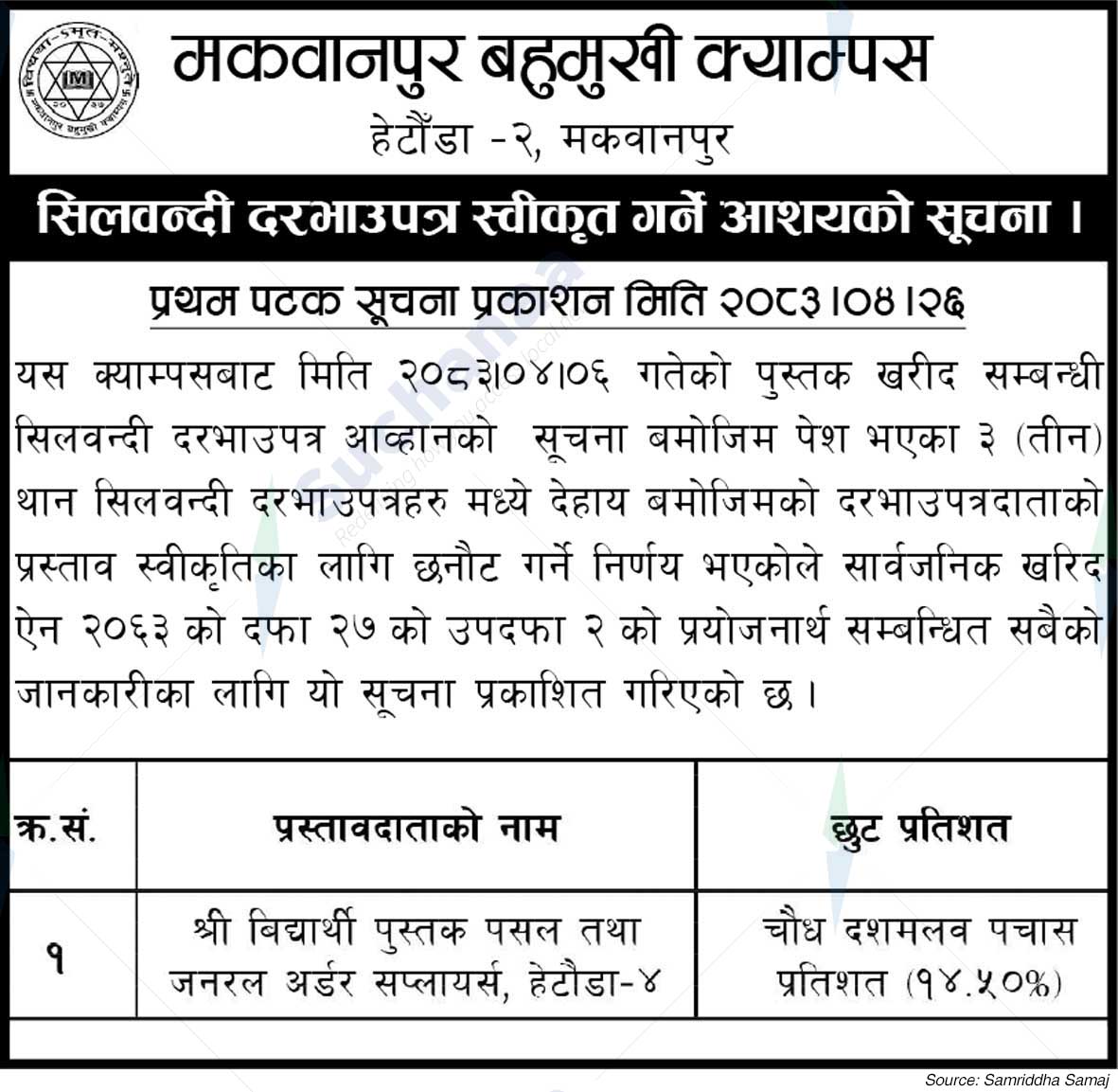 Makwanpur Multipurpose Campus