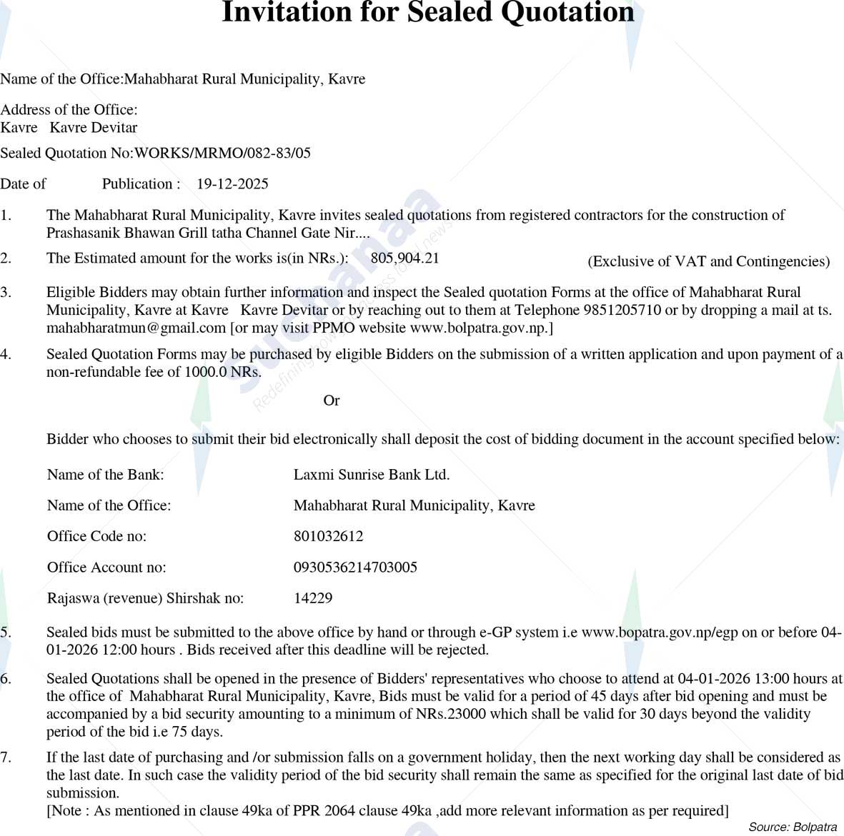 Mahabharat Rural Municipality