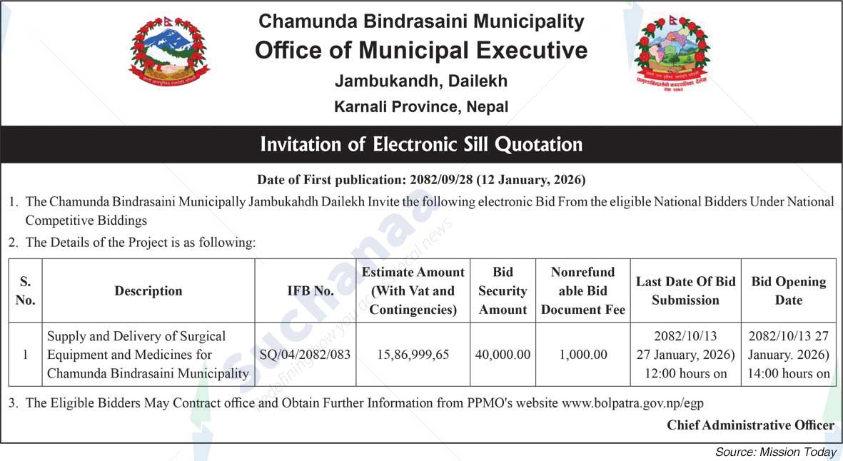 Chamunda Bindrasaini Municipality
