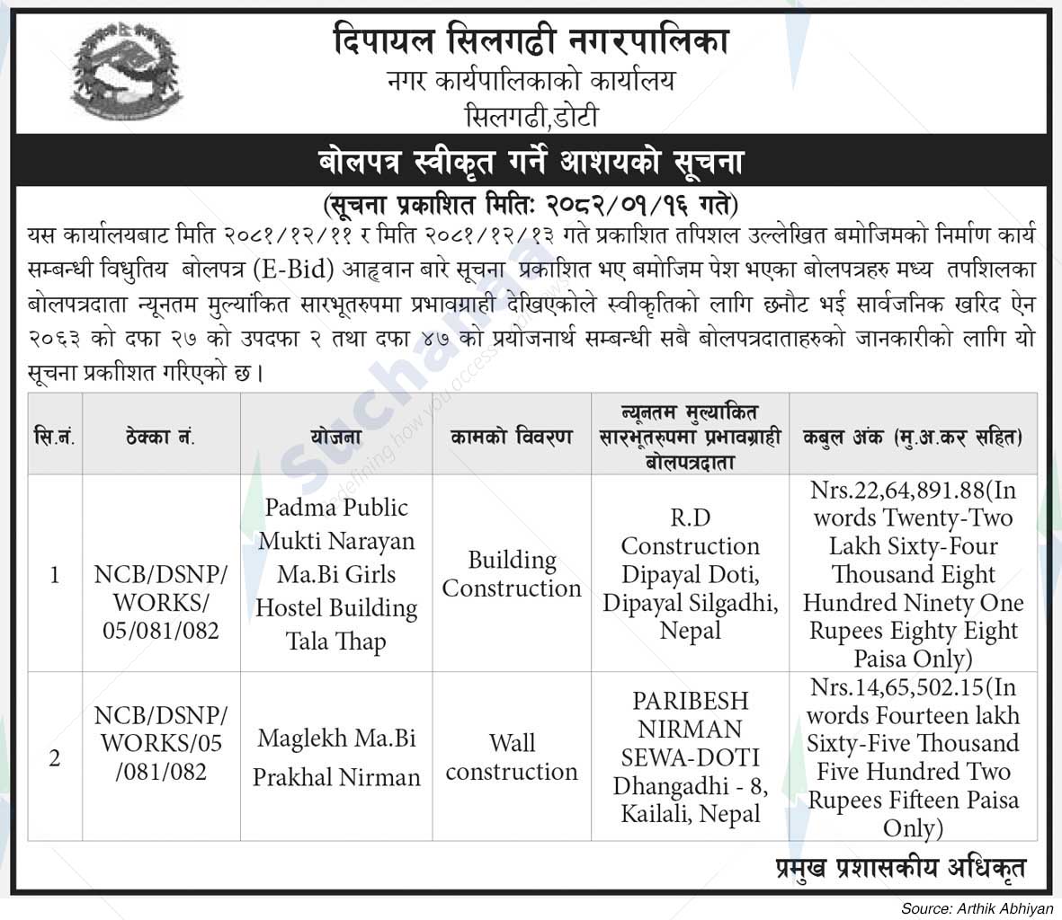 Dipayal Silgadhi Municipality