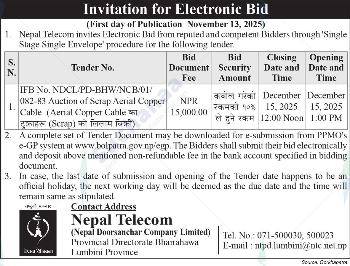 Nepal Doorsanchar Company Limited (NTC)