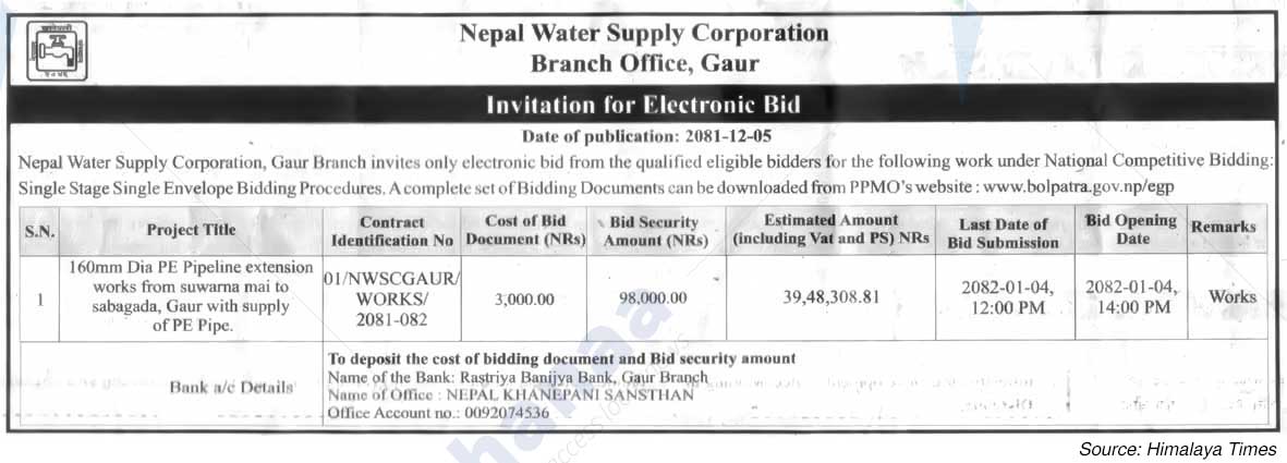 Nepal Water Supply Corporation