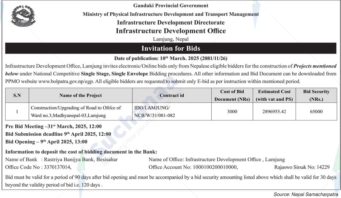 Infrastructure Development Office