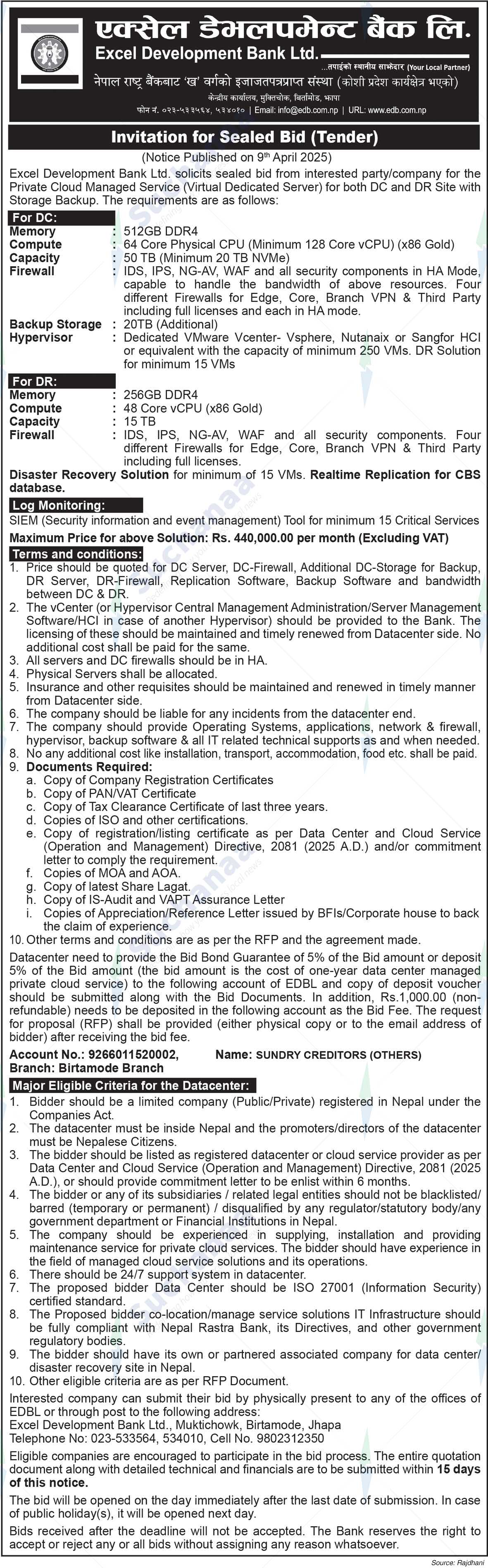 Excel Development Bank
