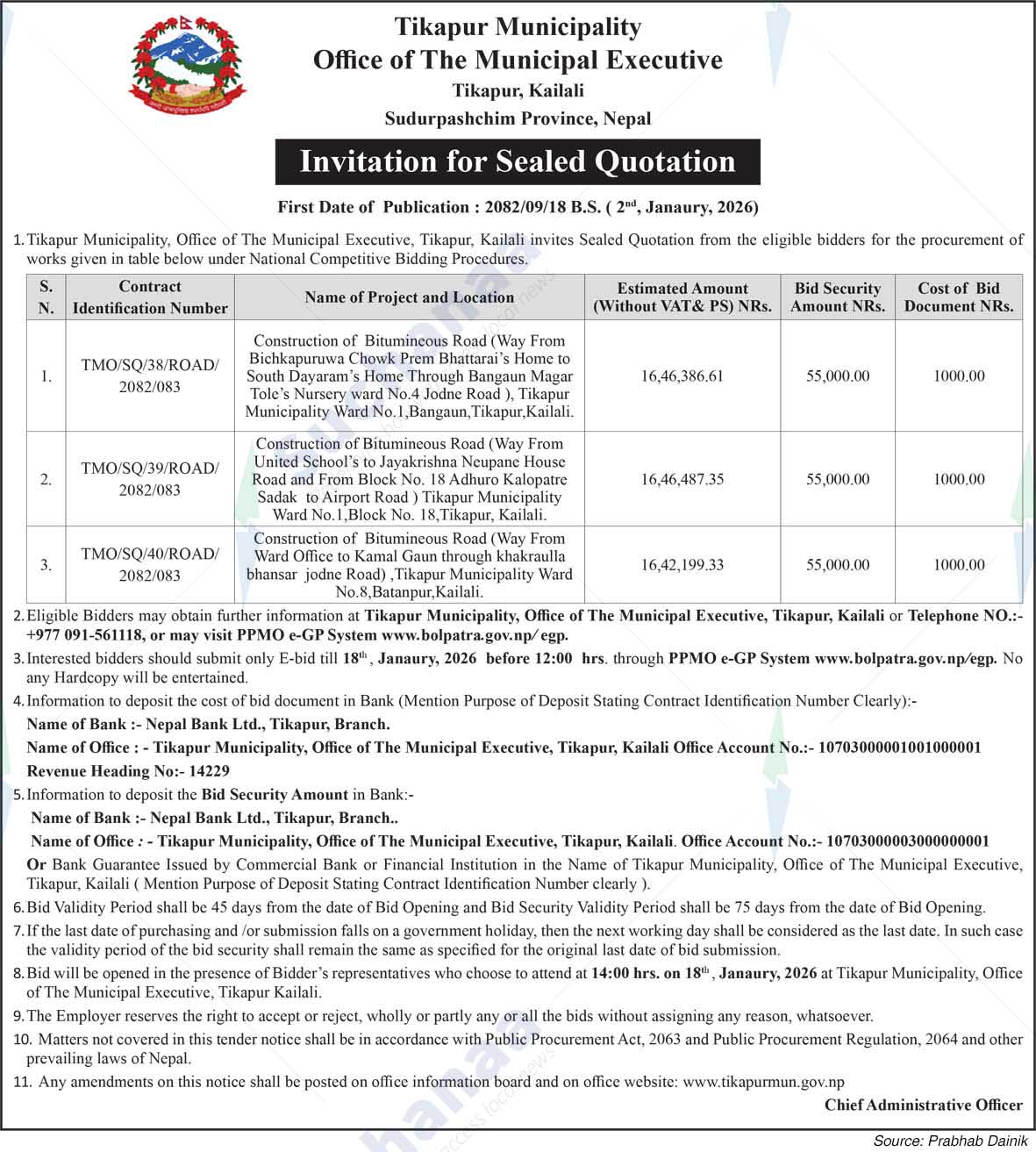 Tikapur Municipality
